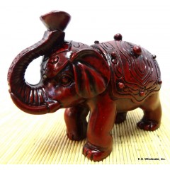3.75" Mahogany Ingot Elephant